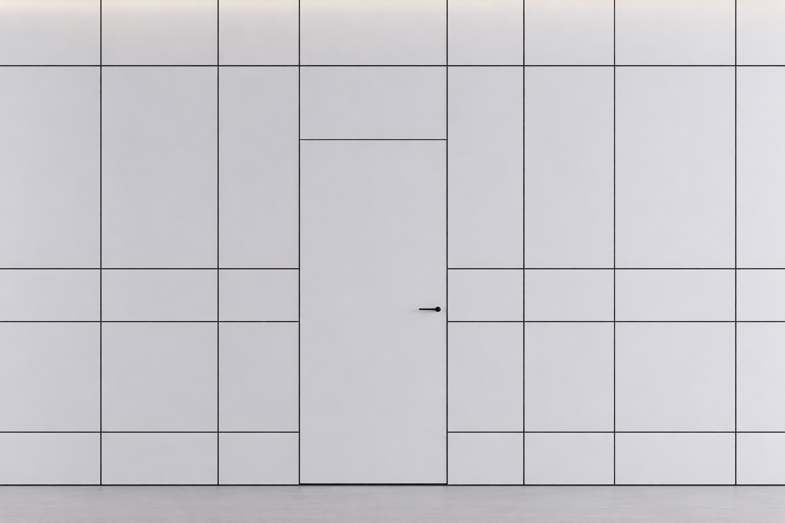 Скрытые двери под панели